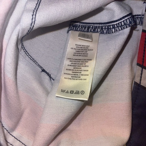 Free people Just Float On Printed Flare Jeans $98 - Picture 9 of 11